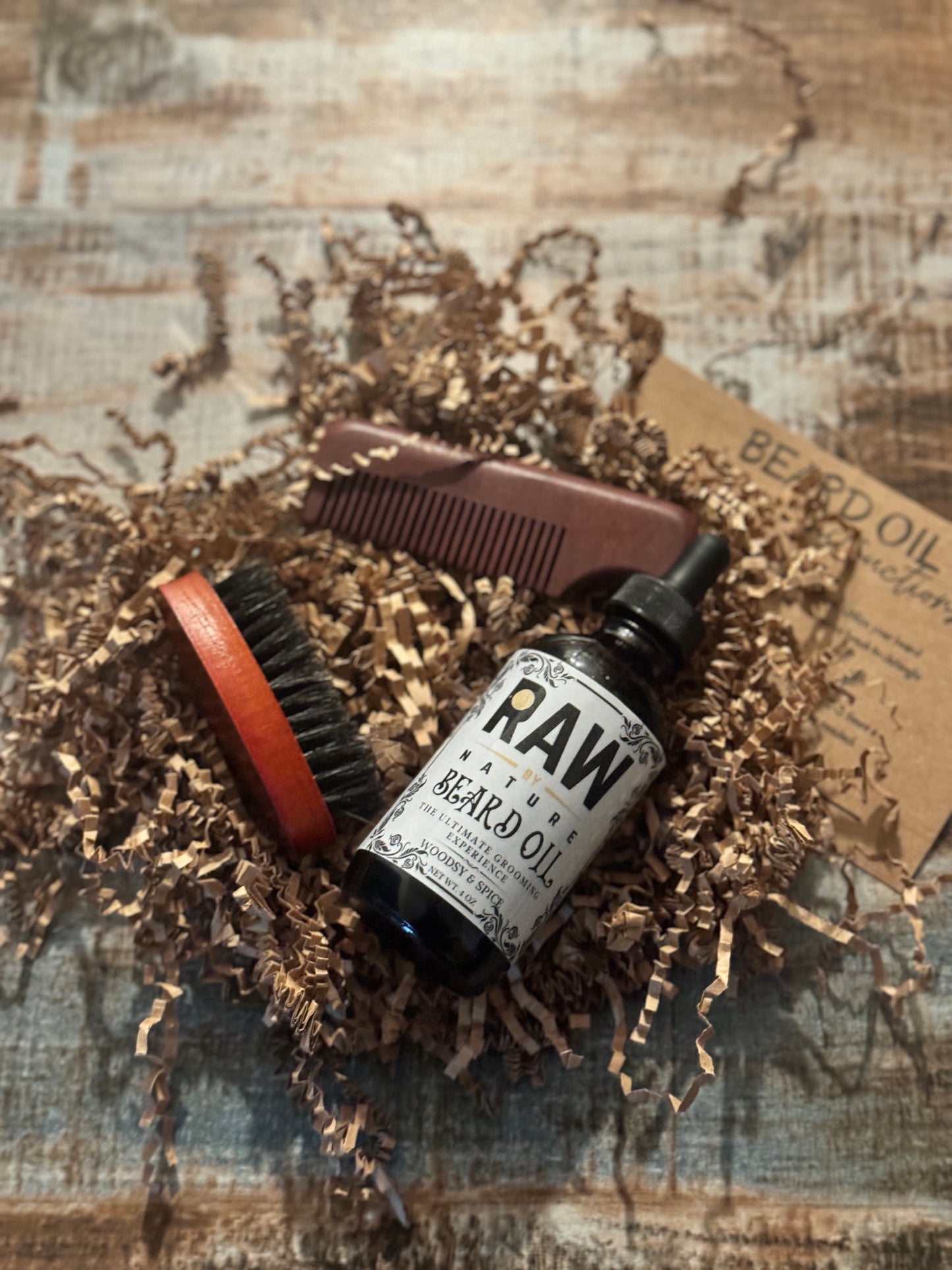 Raw By Nature Raw (Woodsy & Spice) Beard Oil Bundle